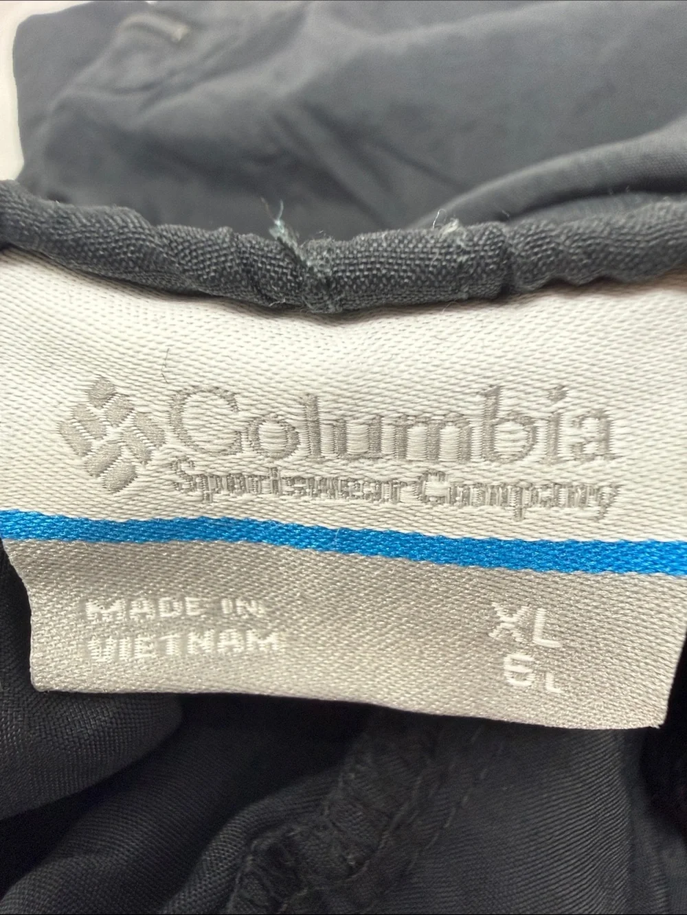 Columbia Omni-Shade Black Cargo Hiking Fishing Shorts XL Lightweight Nylon